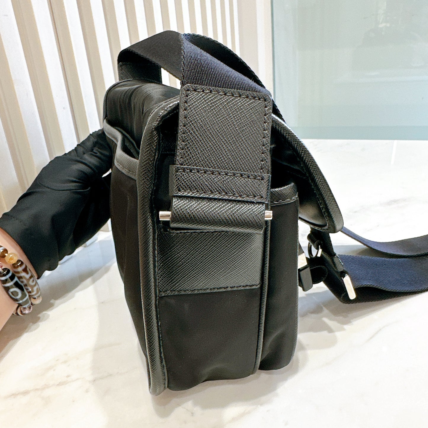 Prada Renylon and Saffiano Shoulder bag