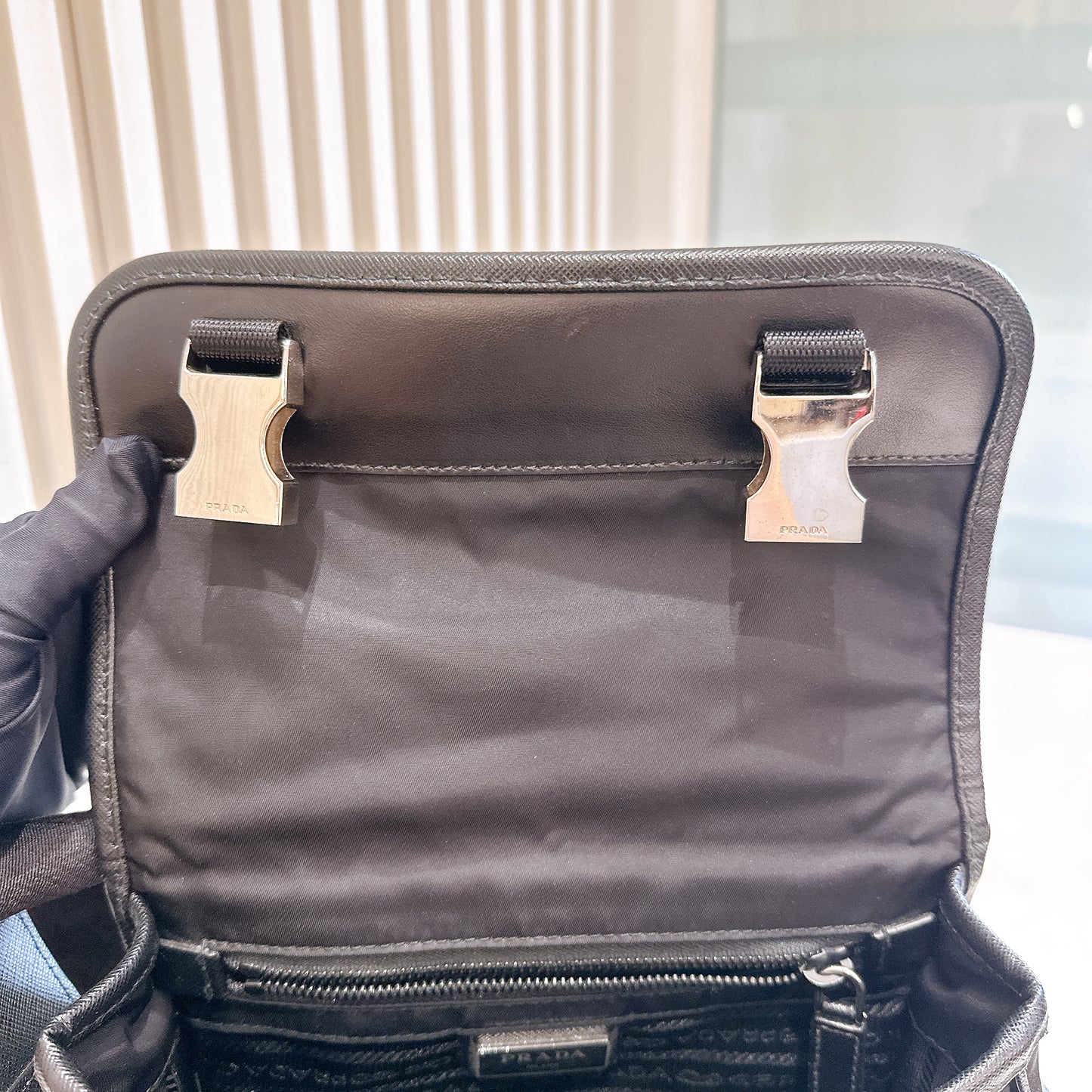 Prada Renylon and Saffiano Shoulder bag