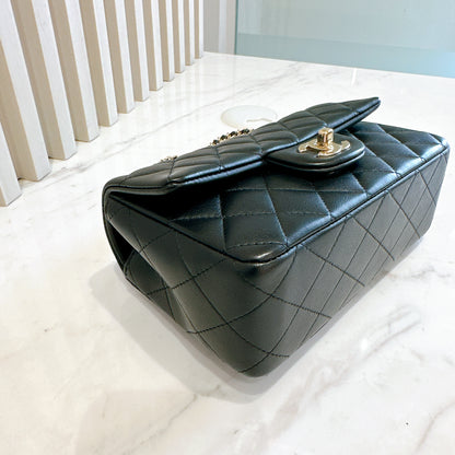 Chanel Mini Flap Top Handle Lambskin