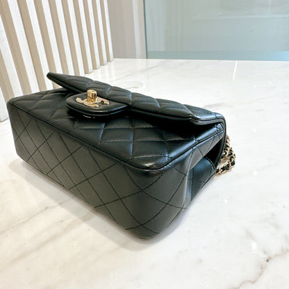 Chanel Mini Flap Top Handle Lambskin