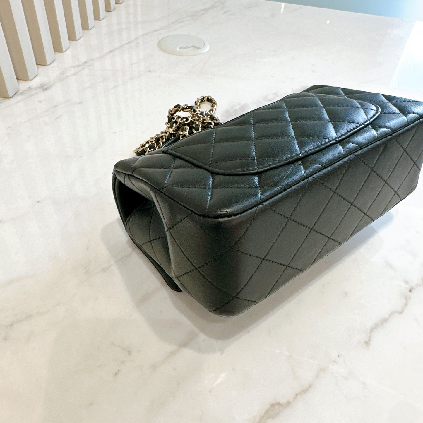 Chanel Mini Flap Top Handle Lambskin