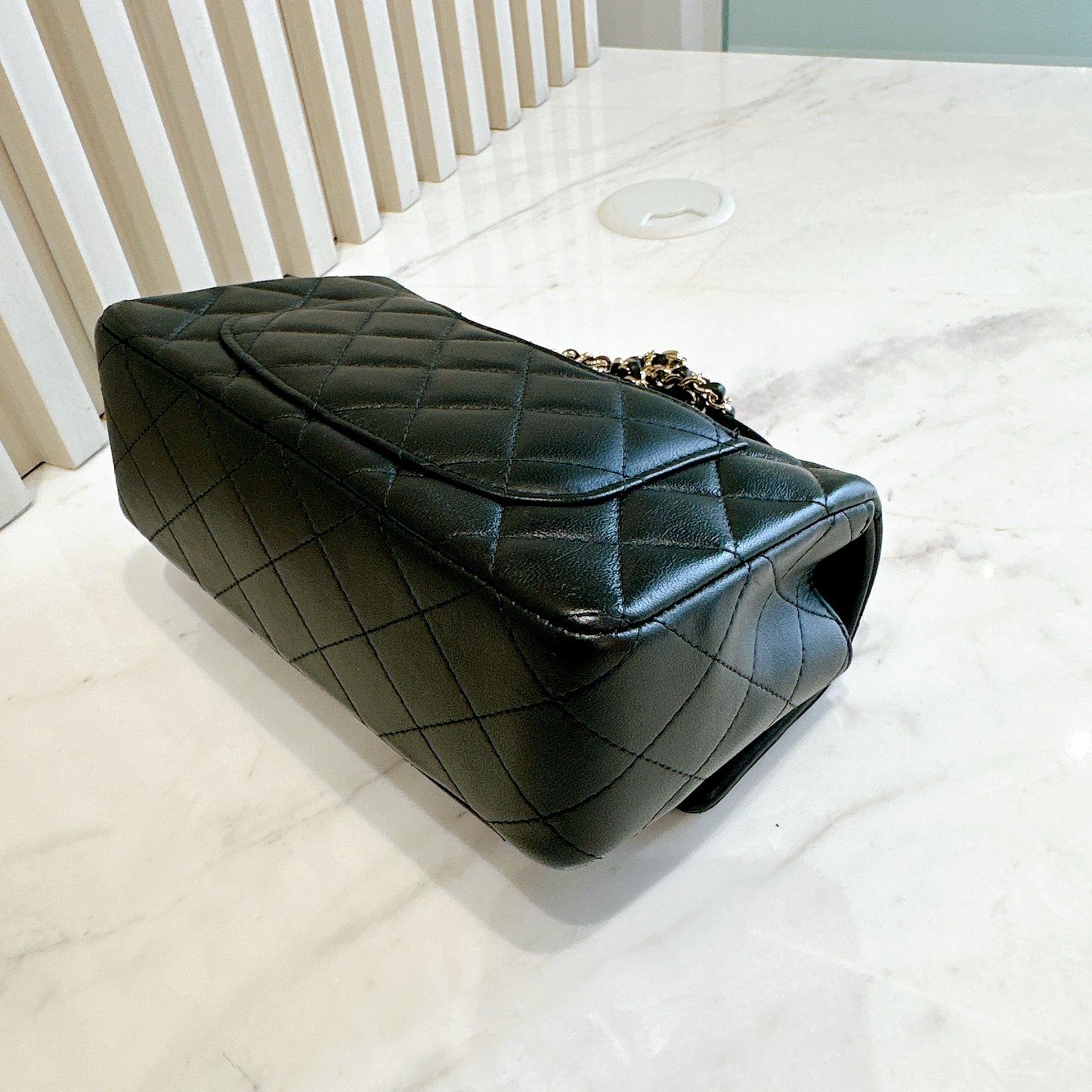 Chanel Mini Flap Top Handle Lambskin