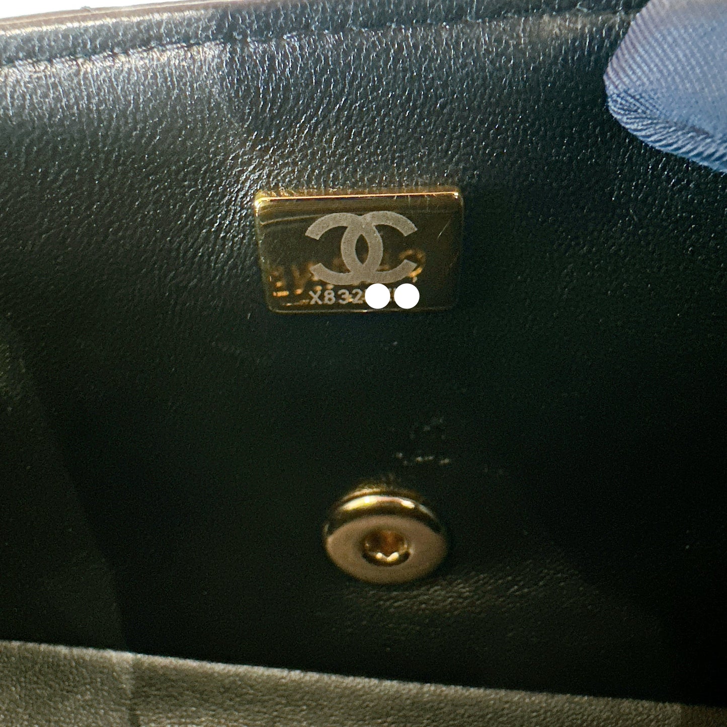 Chanel Mini Flap Top Handle Lambskin