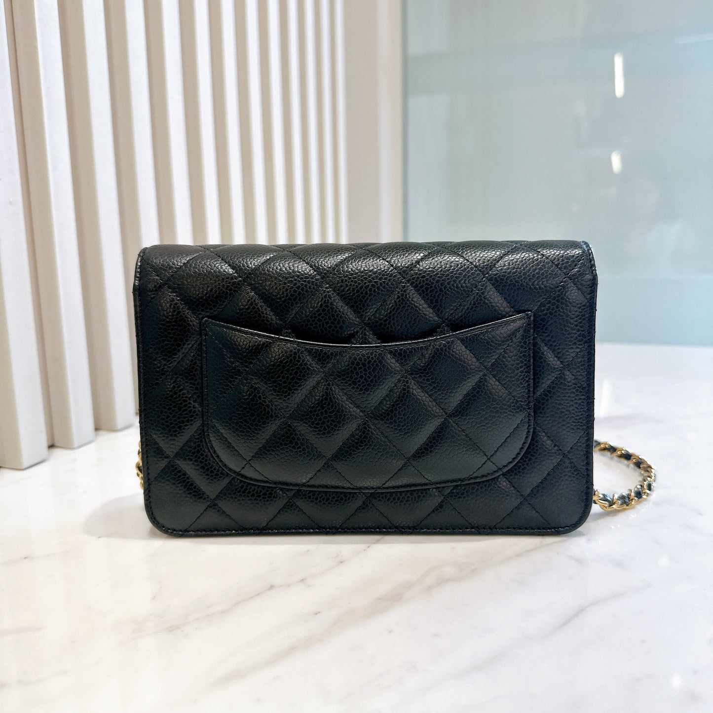 Chanel Classic Flap Wallet On Chain