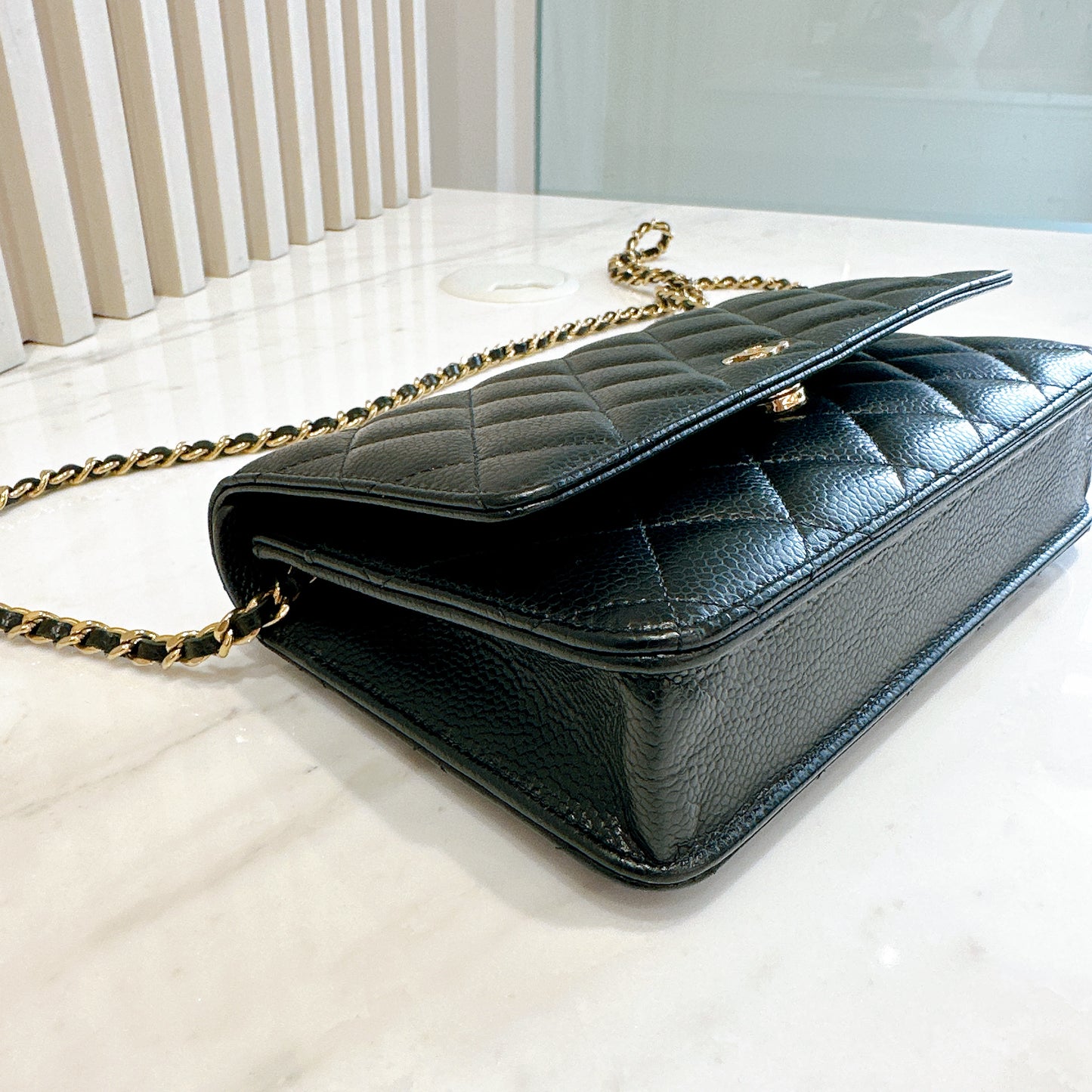 Chanel Classic Flap Wallet On Chain