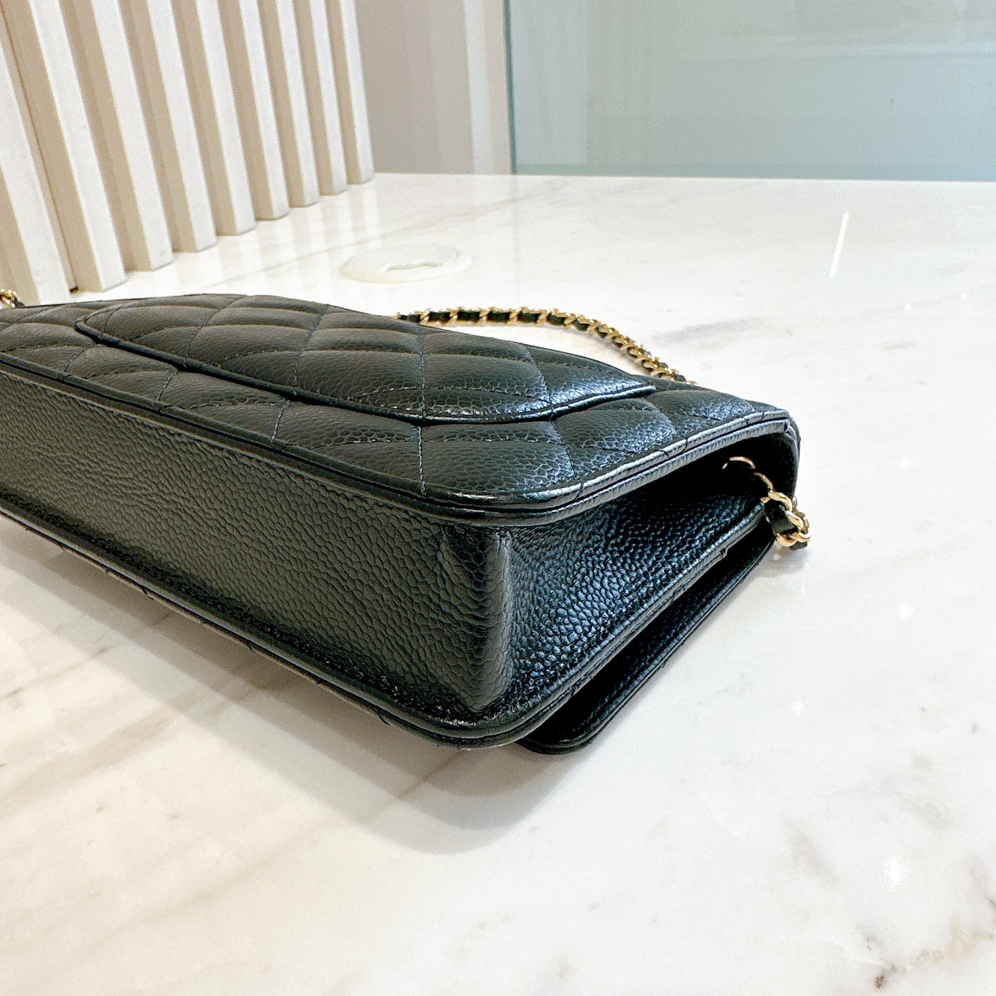Chanel Classic Flap Wallet On Chain
