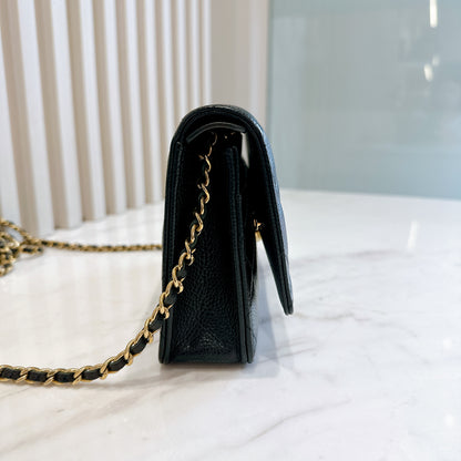 Chanel Classic Flap Wallet On Chain