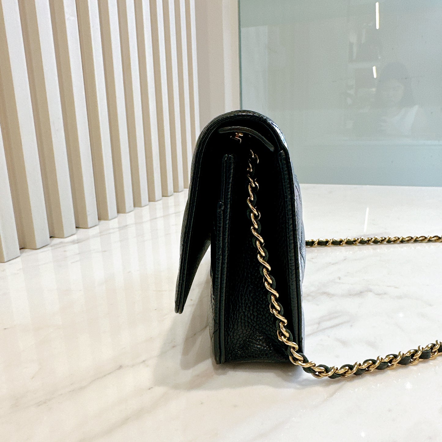 Chanel Classic Flap Wallet On Chain