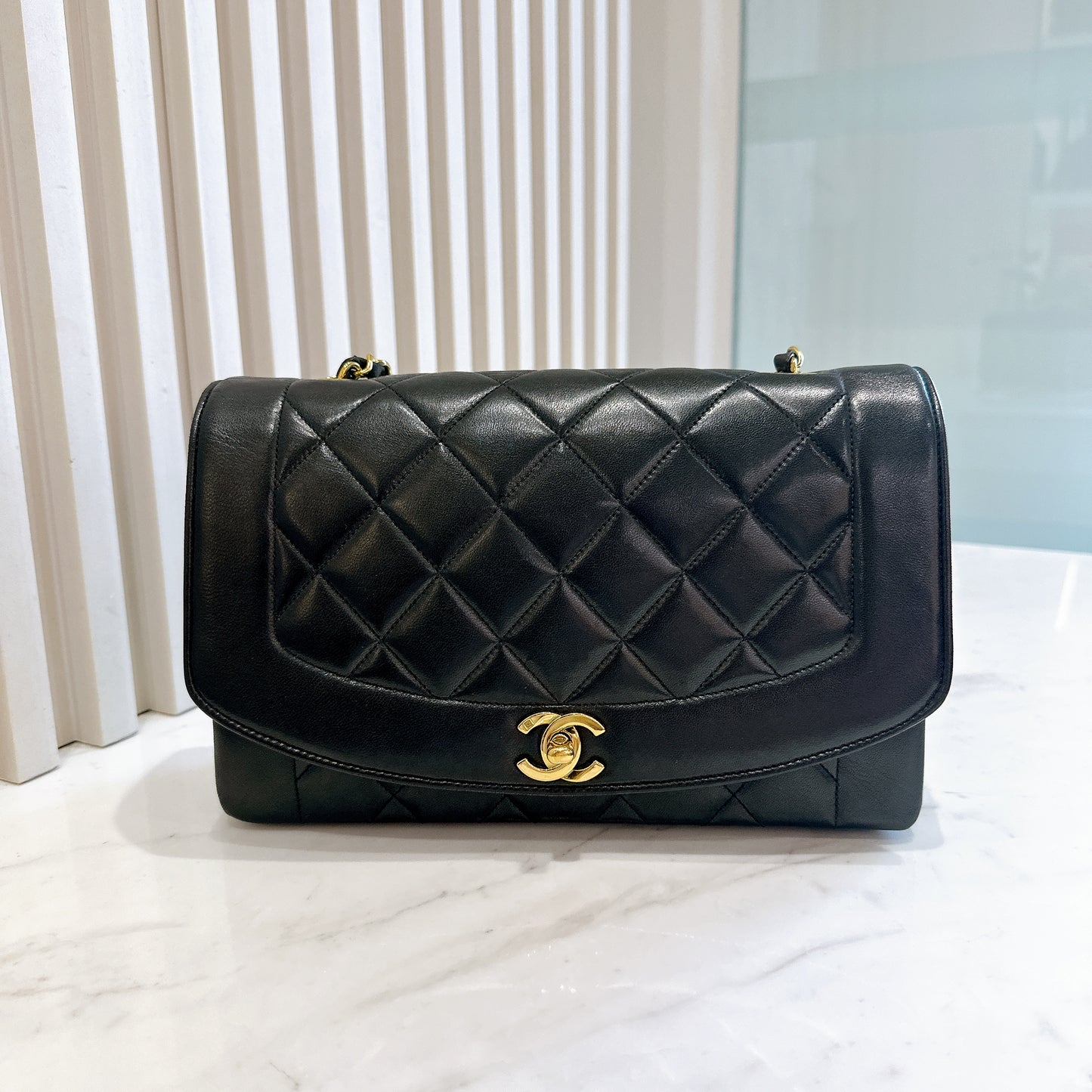 Chanel Diana Flap in Black GHW