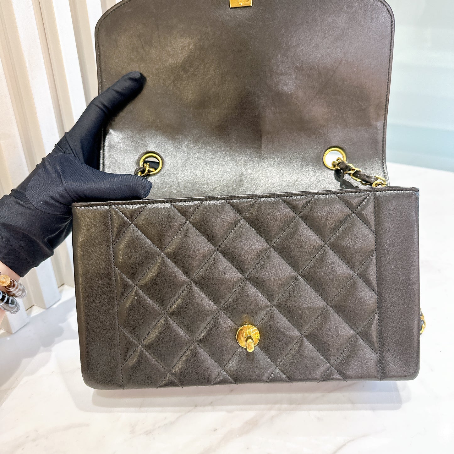 Chanel Diana Flap in Black GHW