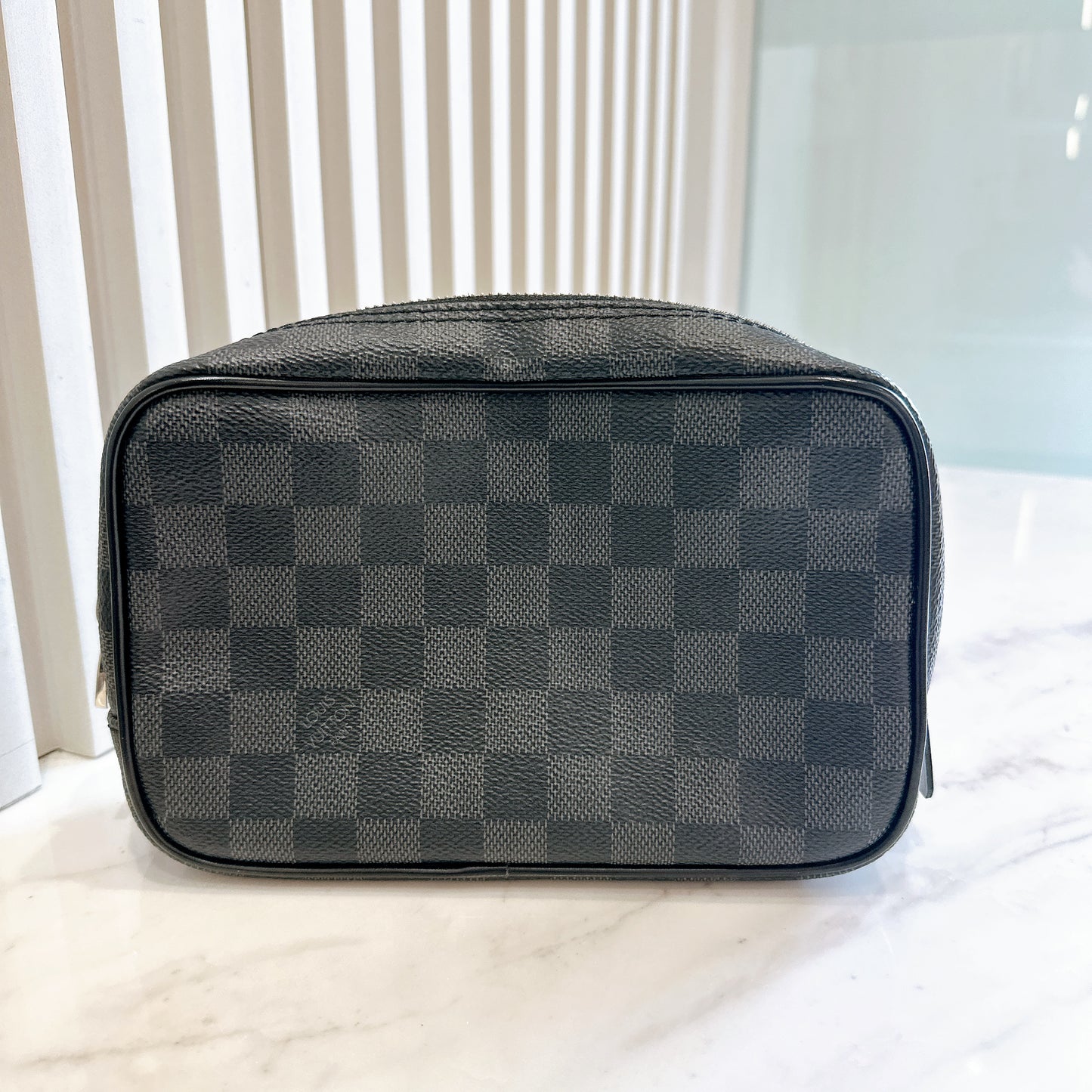 LV Toilet Pouch PM Damier Graphite