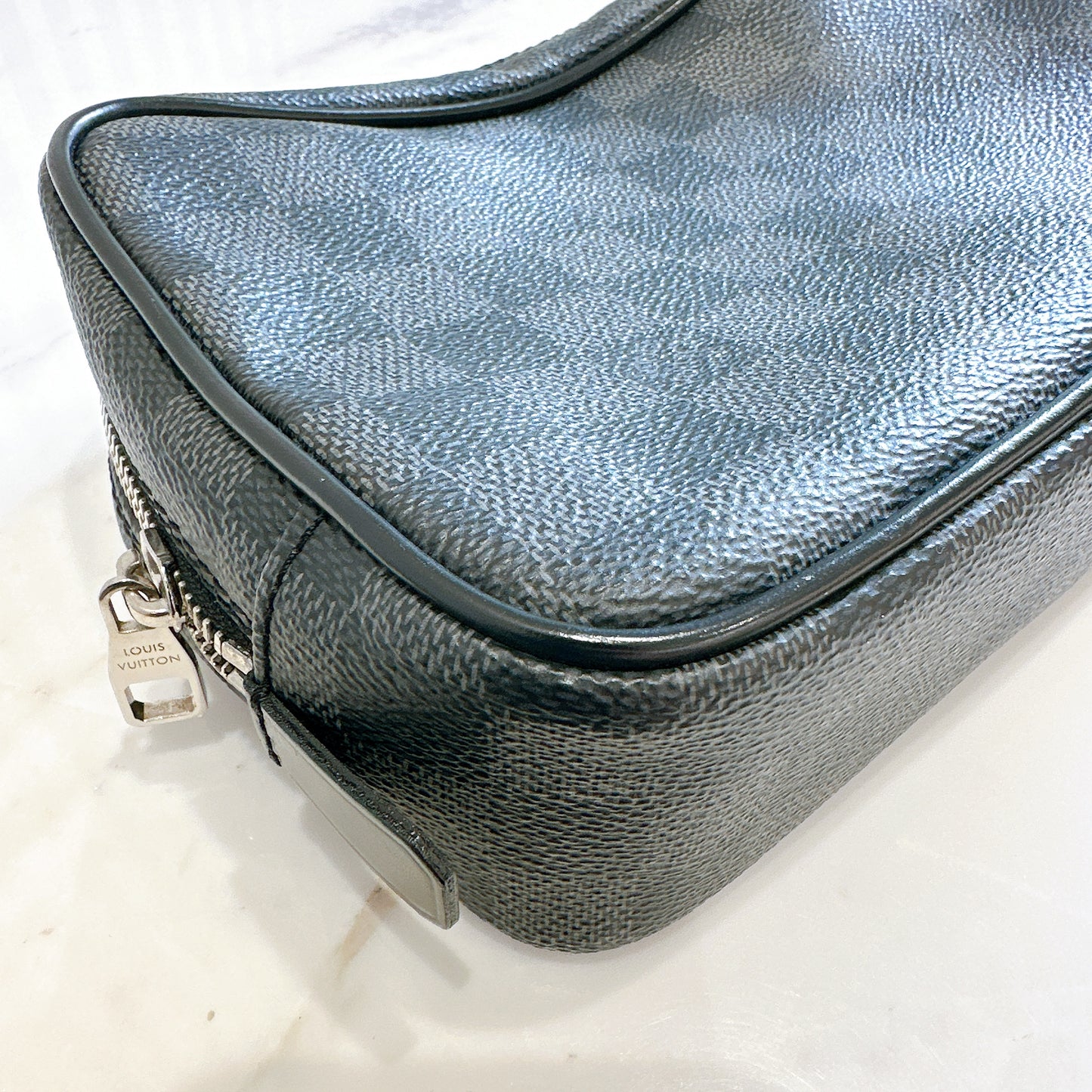 LV Toilet Pouch PM Damier Graphite