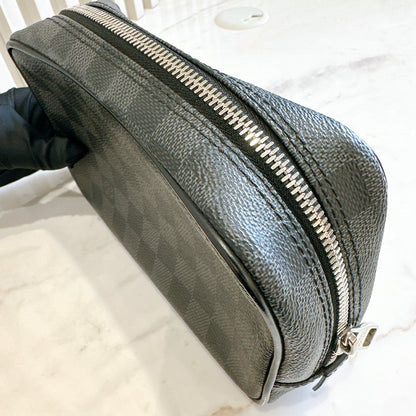 LV Toilet Pouch PM Damier Graphite