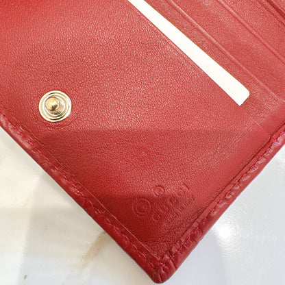 Gucci Guccisima Compact Wallet in Red