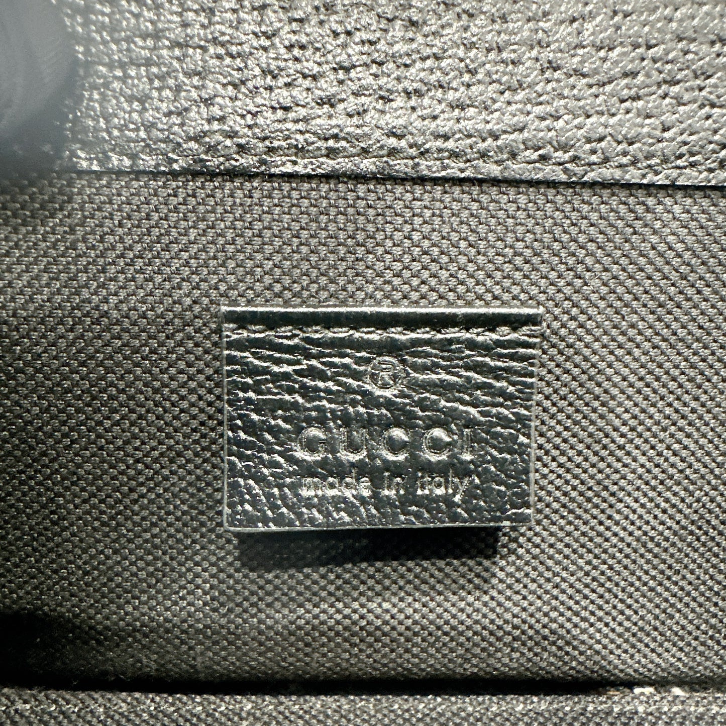 Gucci Mini Horsebit 1955 GG Jumbo in Black