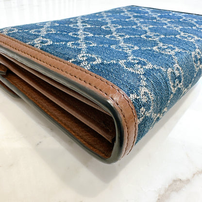 Gucci Dionysus Wallet On Chain in Denim