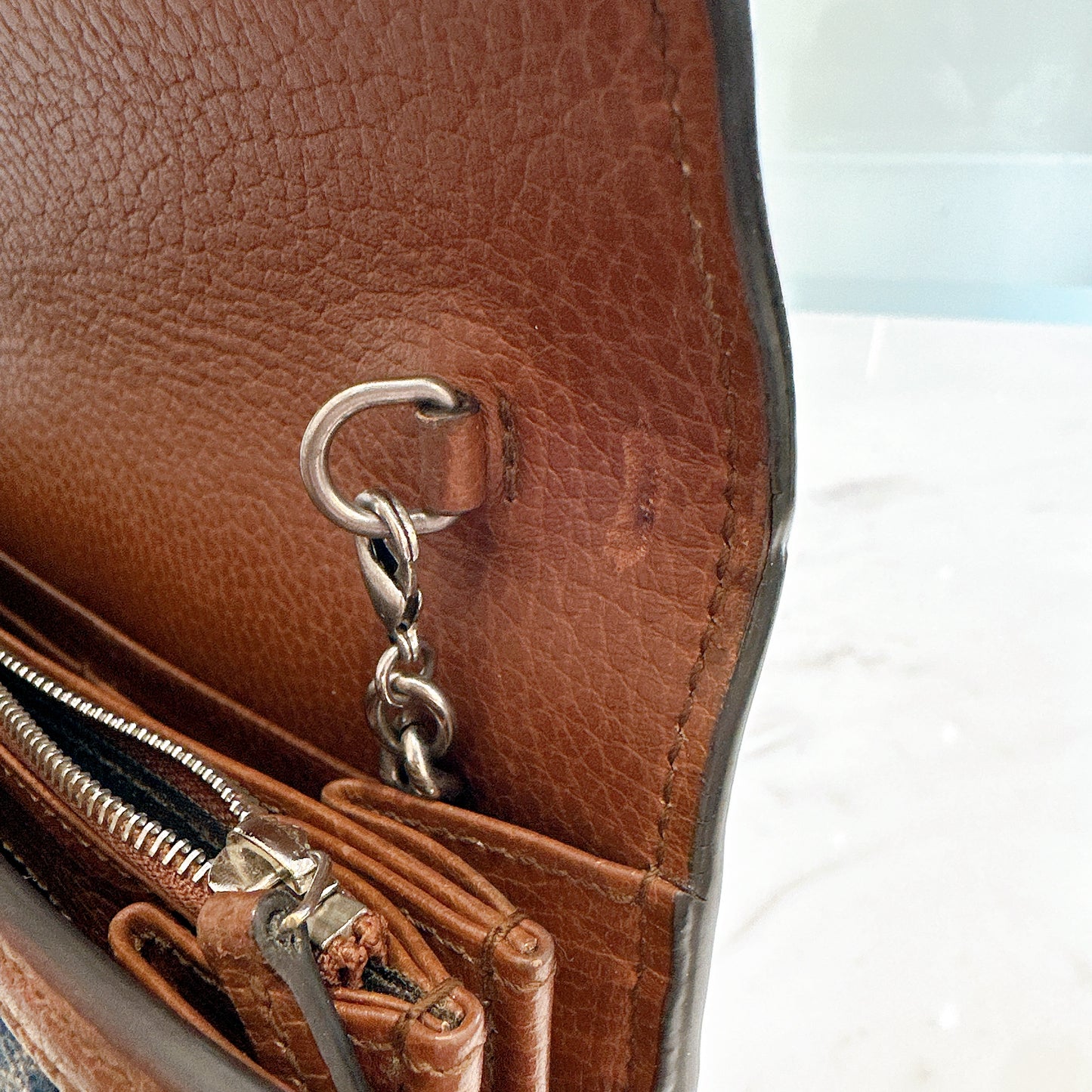 Gucci Dionysus Wallet On Chain in Denim