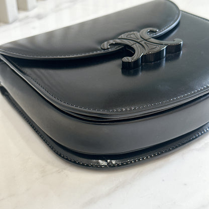 Celine Teen Becase Chain Bag in Black