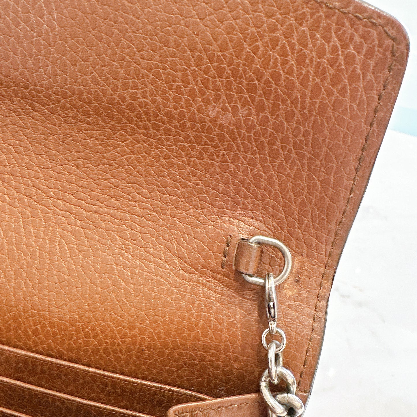 Gucci Dionysus Wallet On Chain in Denim