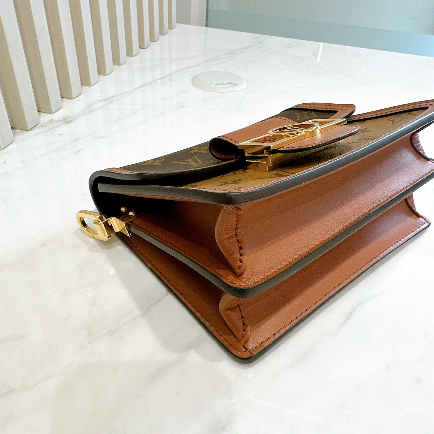 LV Monogram Reverse Dauphine Mini
