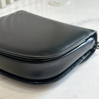 Celine Teen Becase Chain Bag in Black