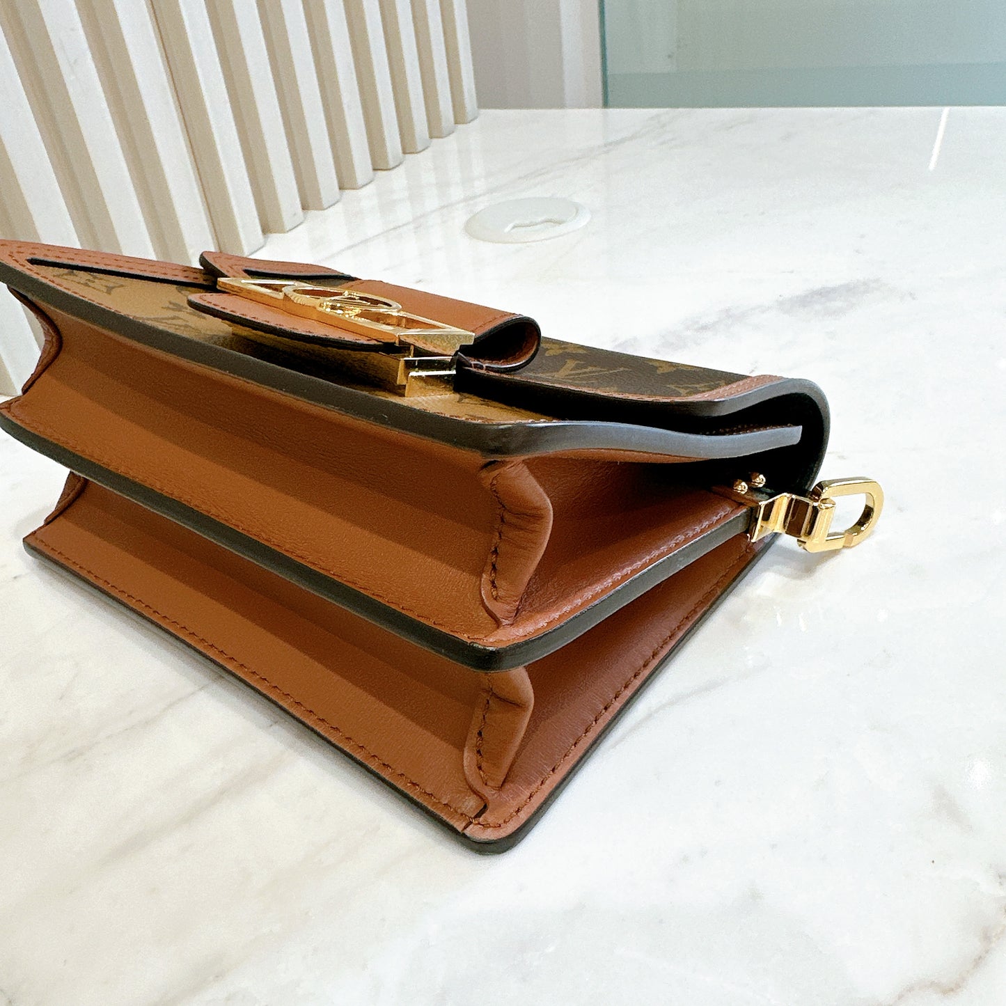 LV Monogram Reverse Dauphine Mini