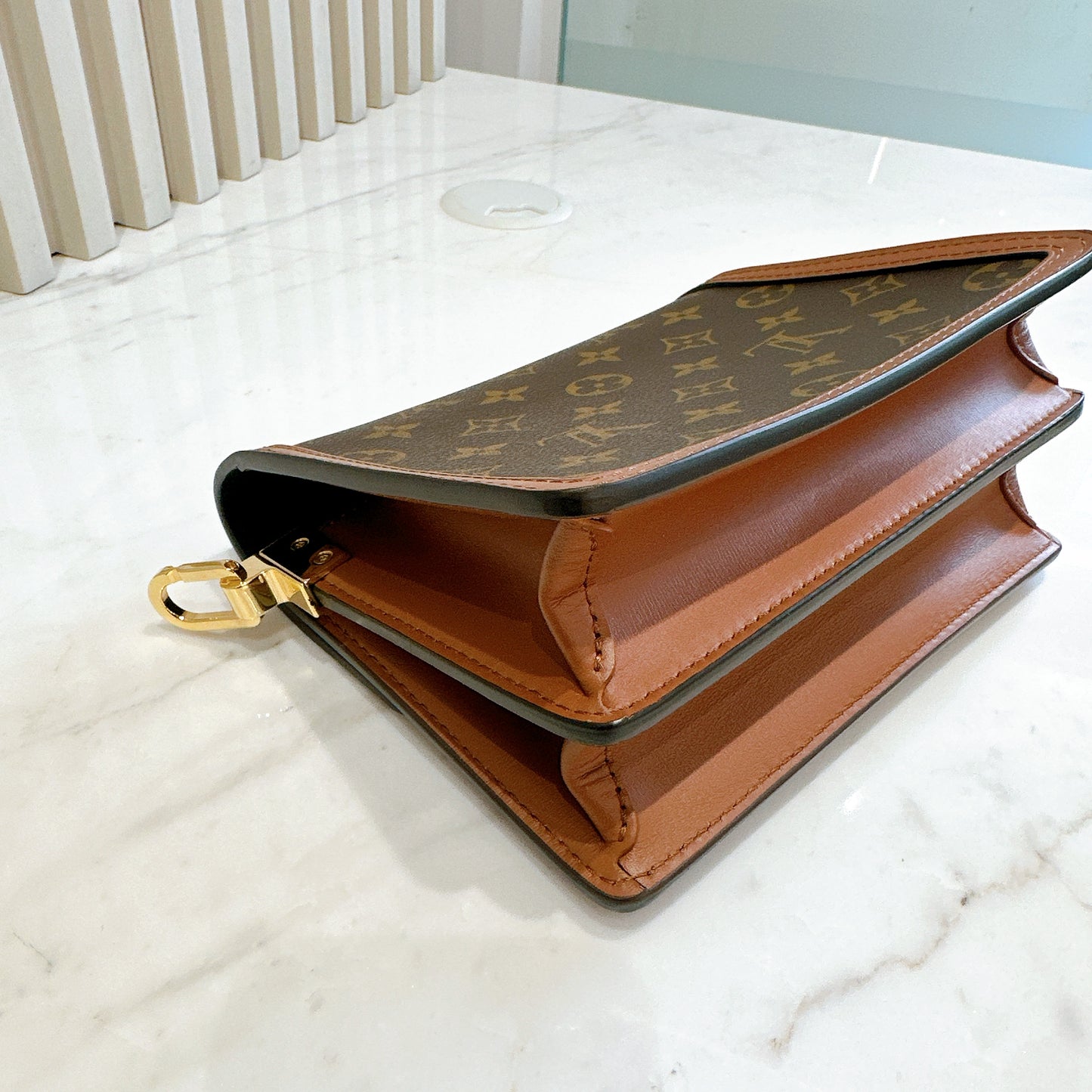 LV Monogram Reverse Dauphine Mini