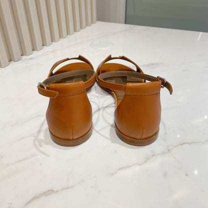Hermes Santorini Sandal In Brown