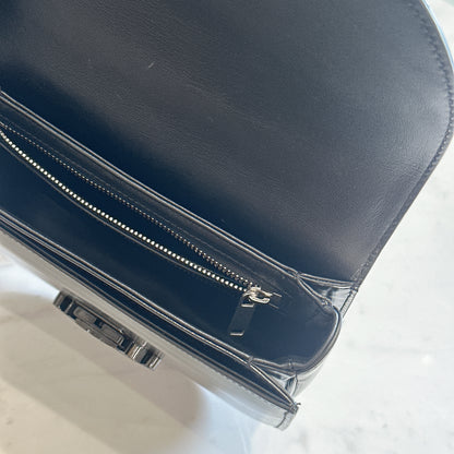 Celine Teen Becase Chain Bag in Black