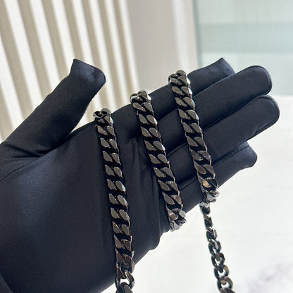 Celine Teen Becase Chain Bag in Black