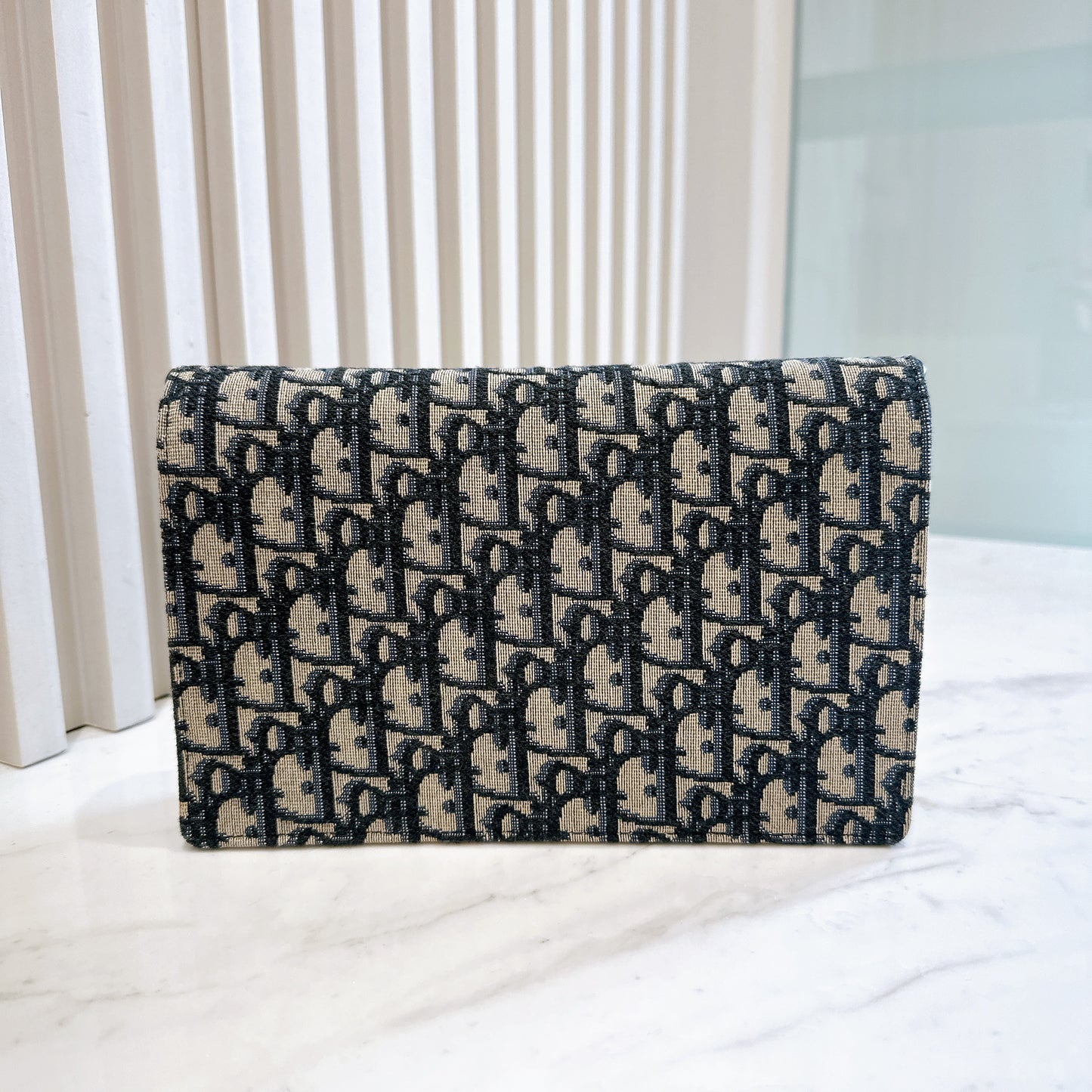 Dior Saddle Chain Wallet
