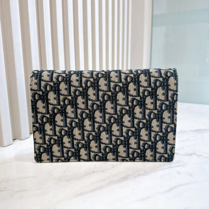 Dior Saddle Chain Wallet