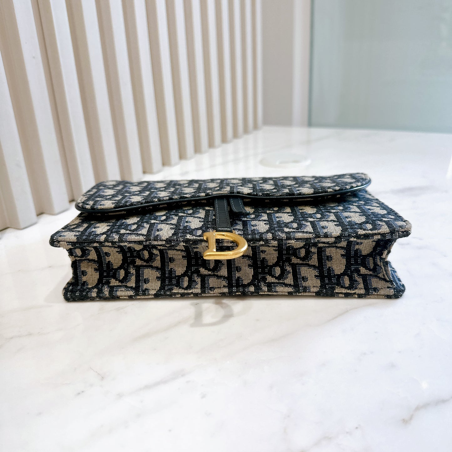 Dior Saddle Chain Wallet