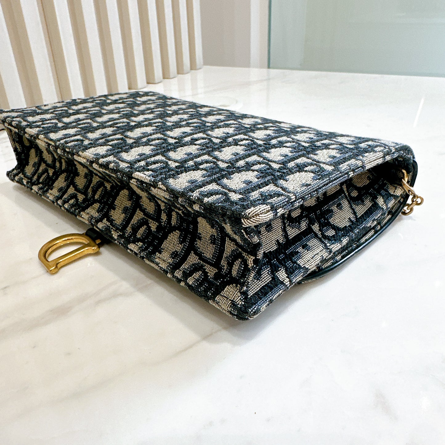 Dior Saddle Chain Wallet