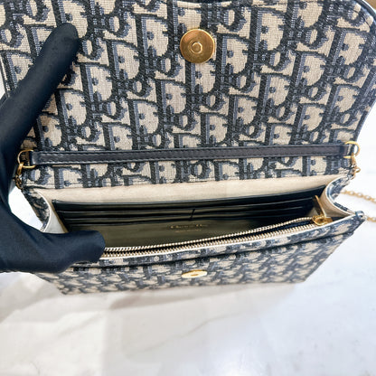 Dior Saddle Chain Wallet
