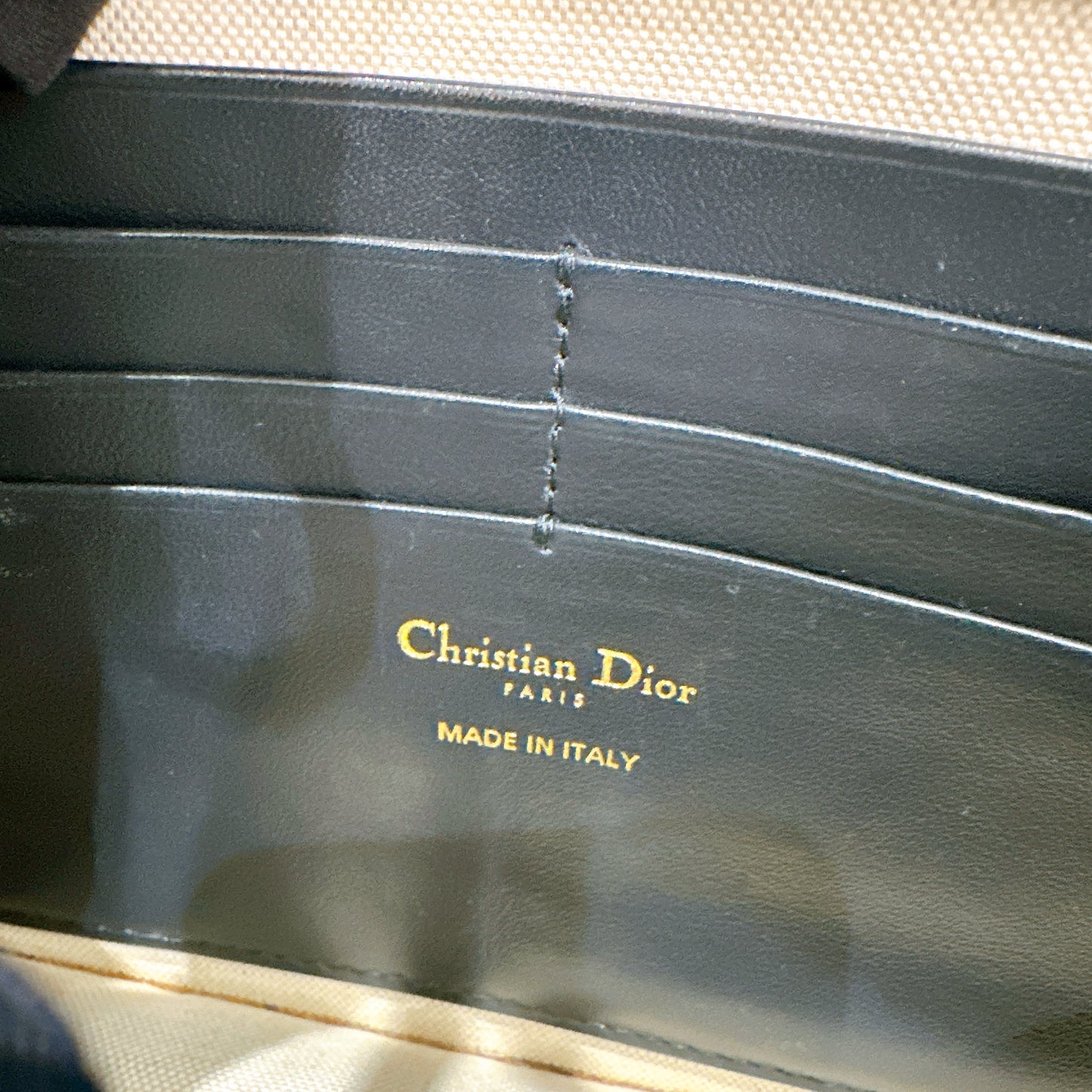 Dior Saddle Chain Wallet