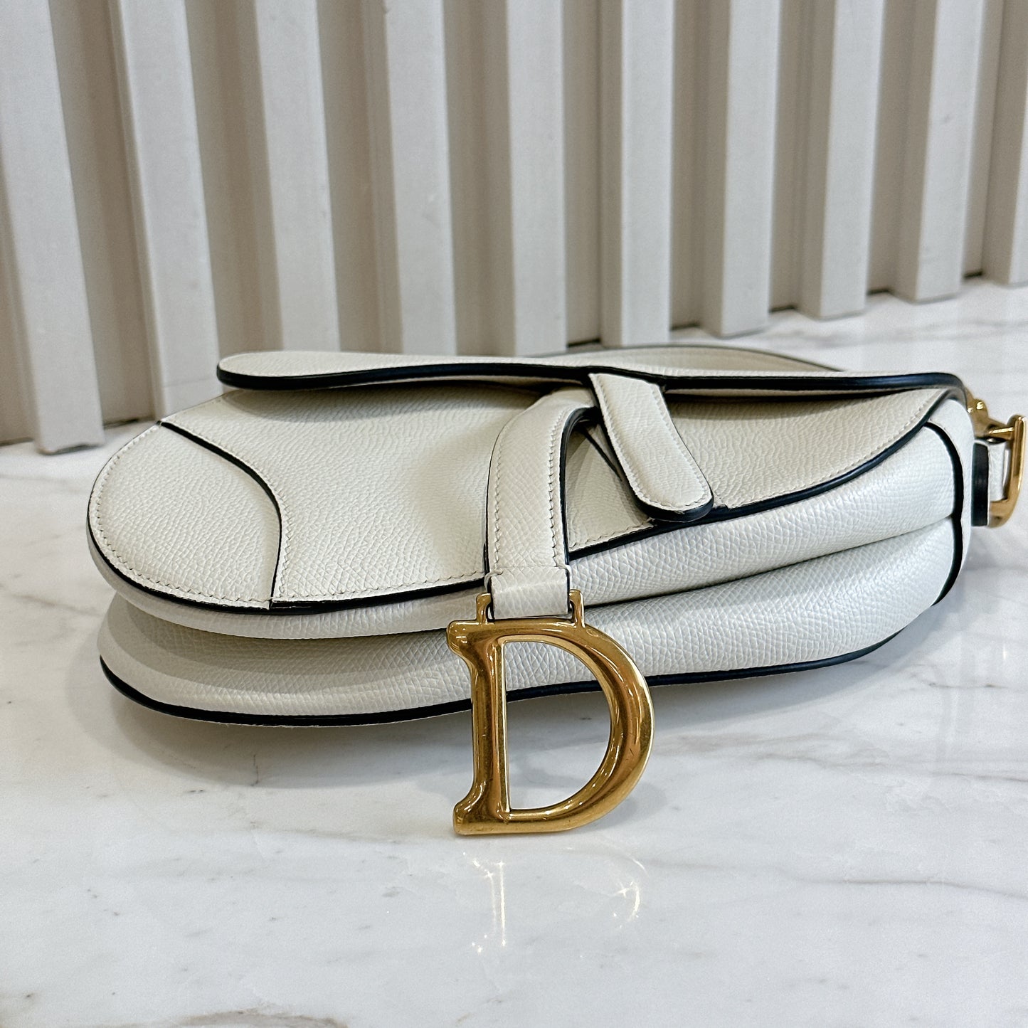 Dior Saddle Mini in White