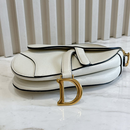Dior Saddle Mini in White