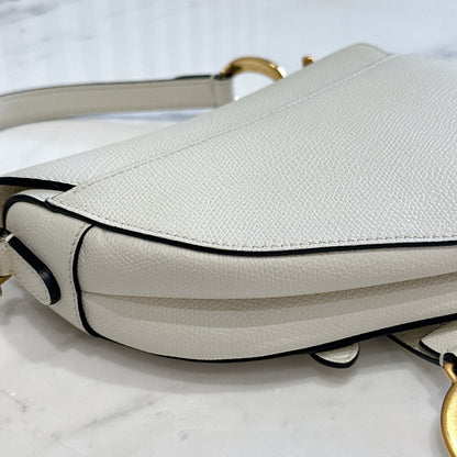 Dior Saddle Mini in White