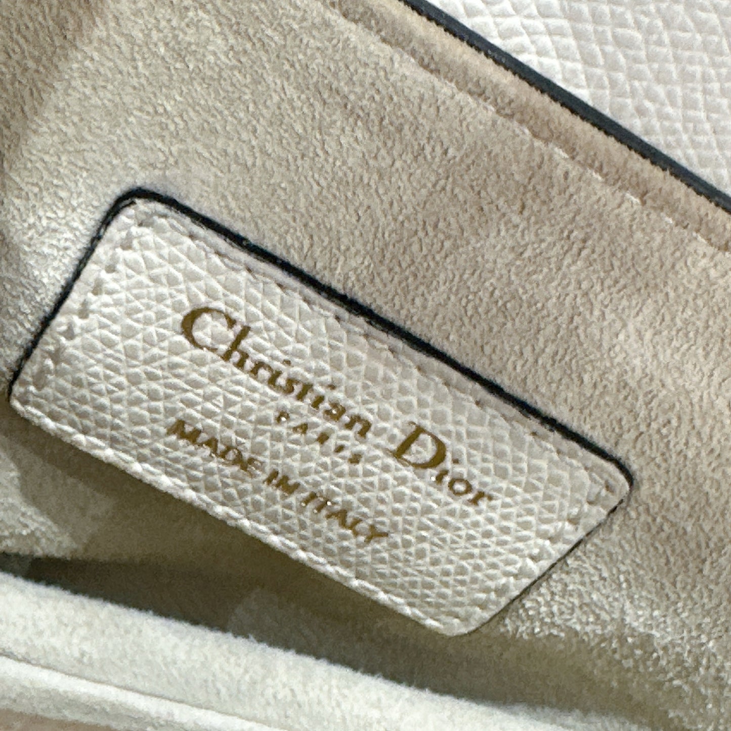 Dior Saddle Mini in White
