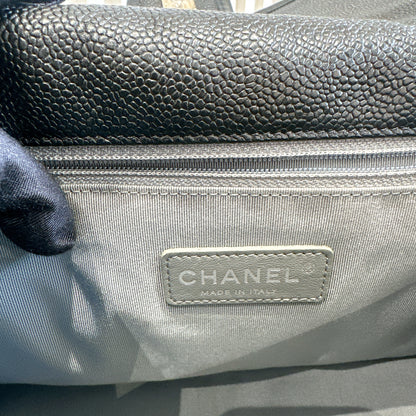 Chanel Quilted Medium French Reviera in Black SHW