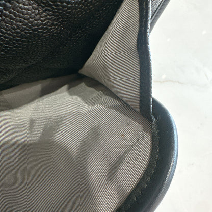 Chanel Quilted Medium French Reviera in Black SHW