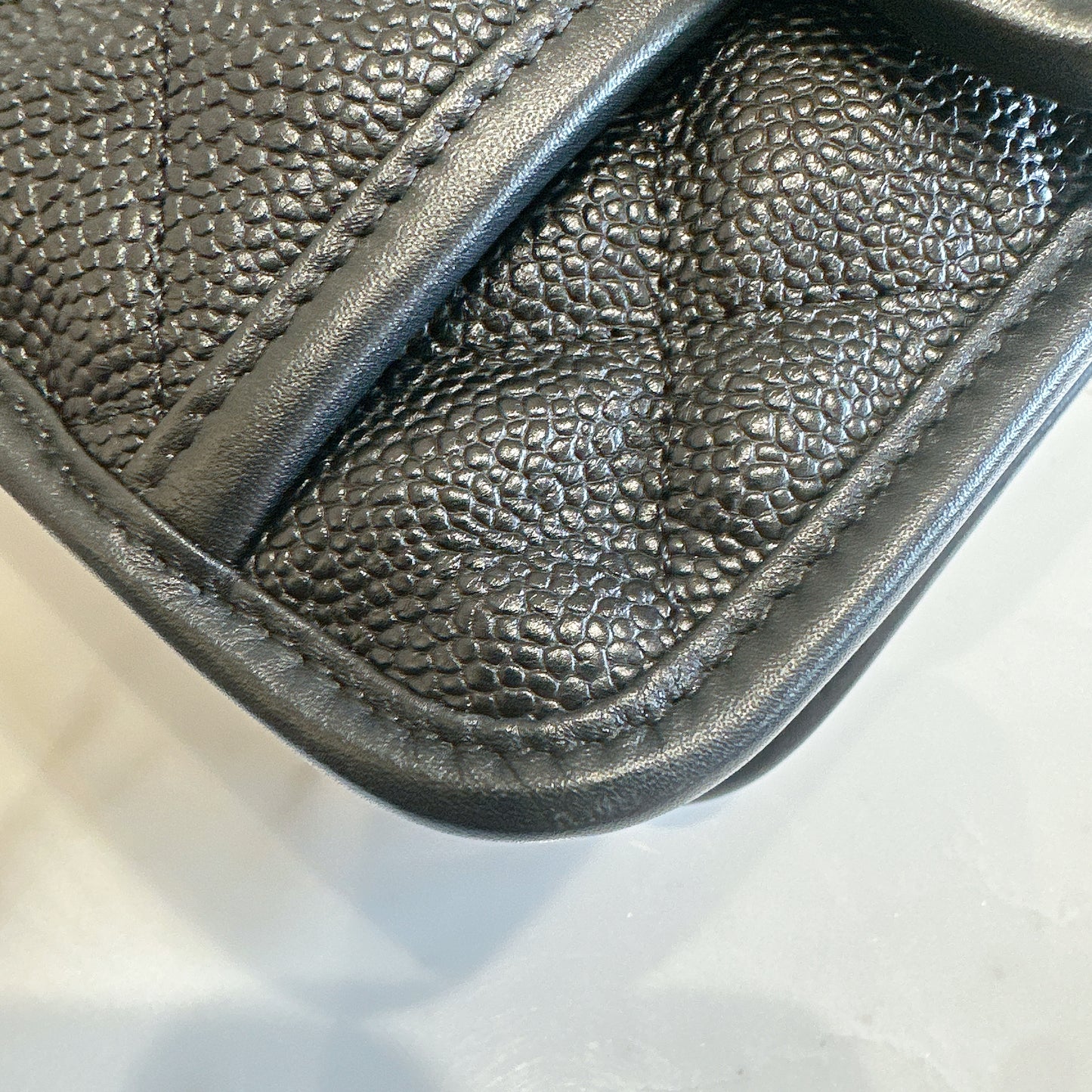 Chanel Quilted Medium French Reviera in Black SHW