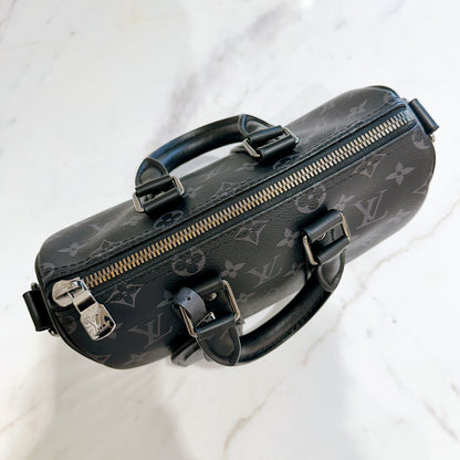 LV Keepall 25 in Monogram Eclipse