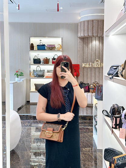 LV Monogram Reverse Dauphine Mini