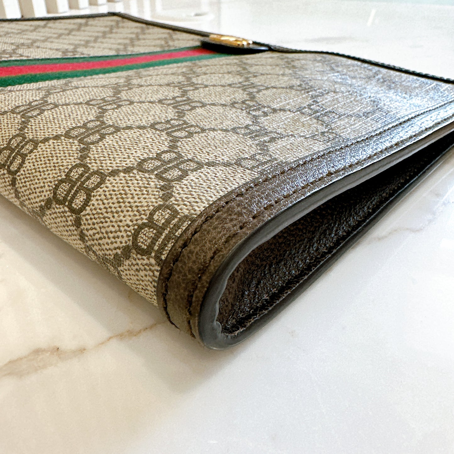 Gucci X Balenciaga BB Supreme Ophidia Clutch