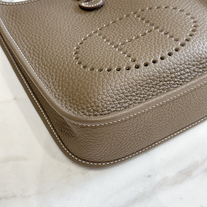 Hermes Mini Evelyne in Etoupe