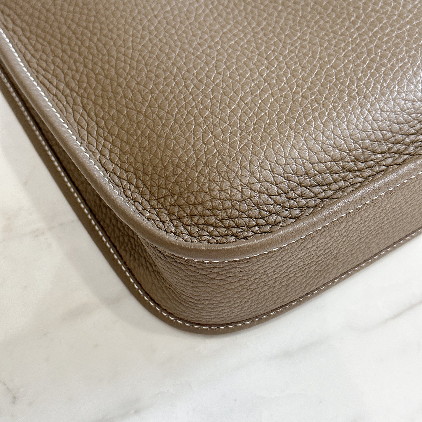 Hermes Mini Evelyne in Etoupe