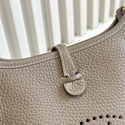 Hermes Mini Evelyne in Etoupe