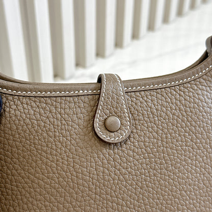 Hermes Mini Evelyne in Etoupe